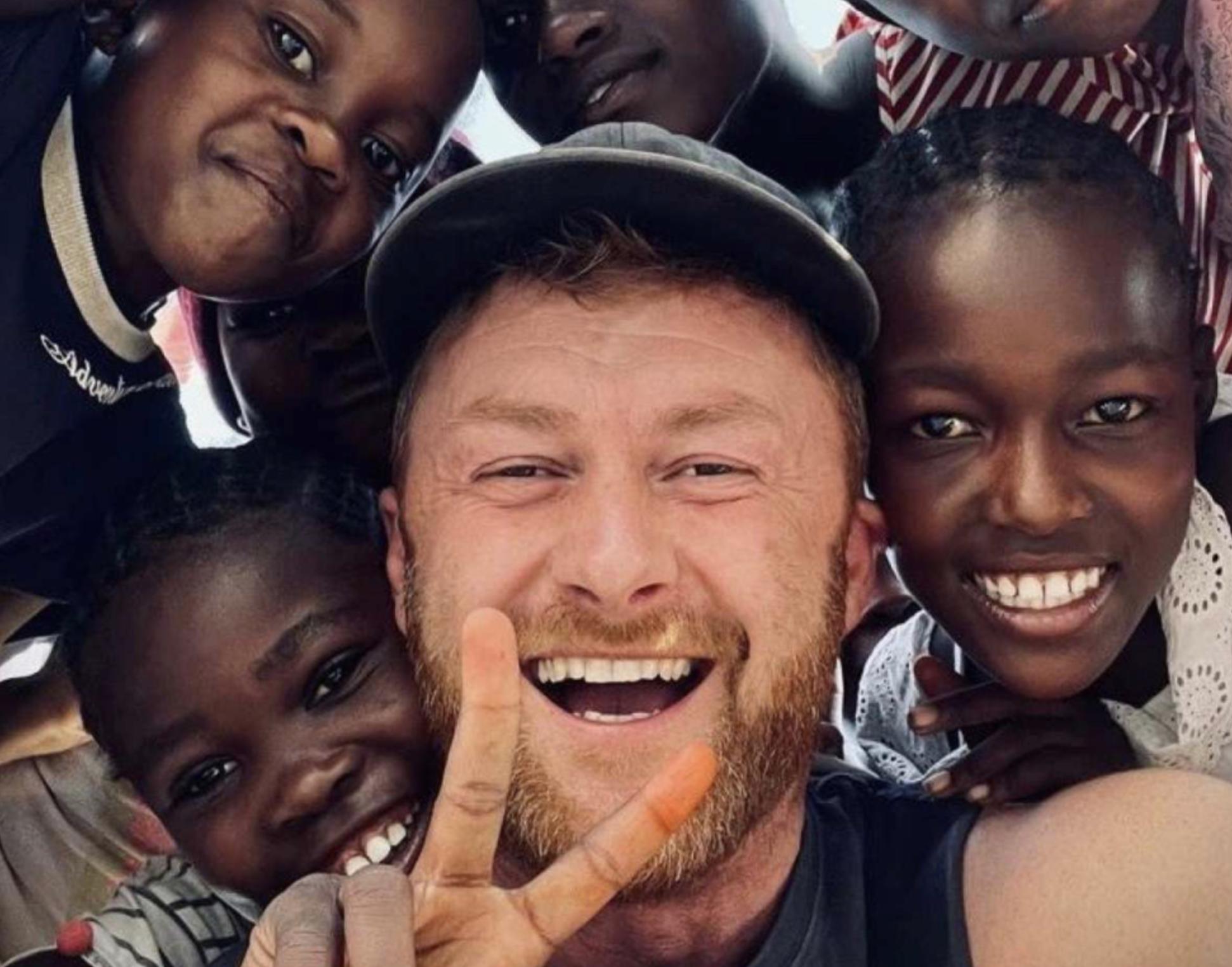 Marcin mit Kindern